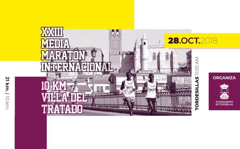 La  Media Maratón Internacional de Tordesillas y el 10k Villa del Tratado cierran sus inscripciones este jueves