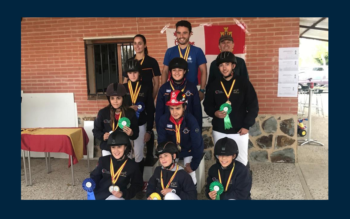 Brillante papel de los jinetes de Tordesillas en el Campeonato Regional de TREC