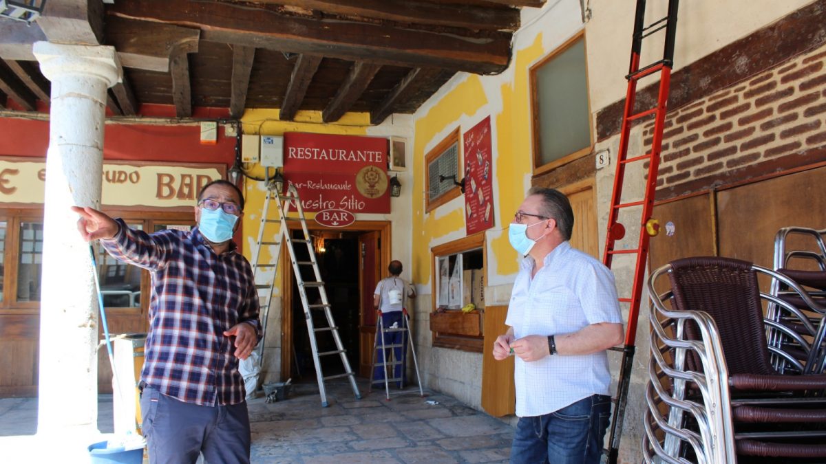 Bares y restaurantes de Tordesillas ya se preparan para la reapertura