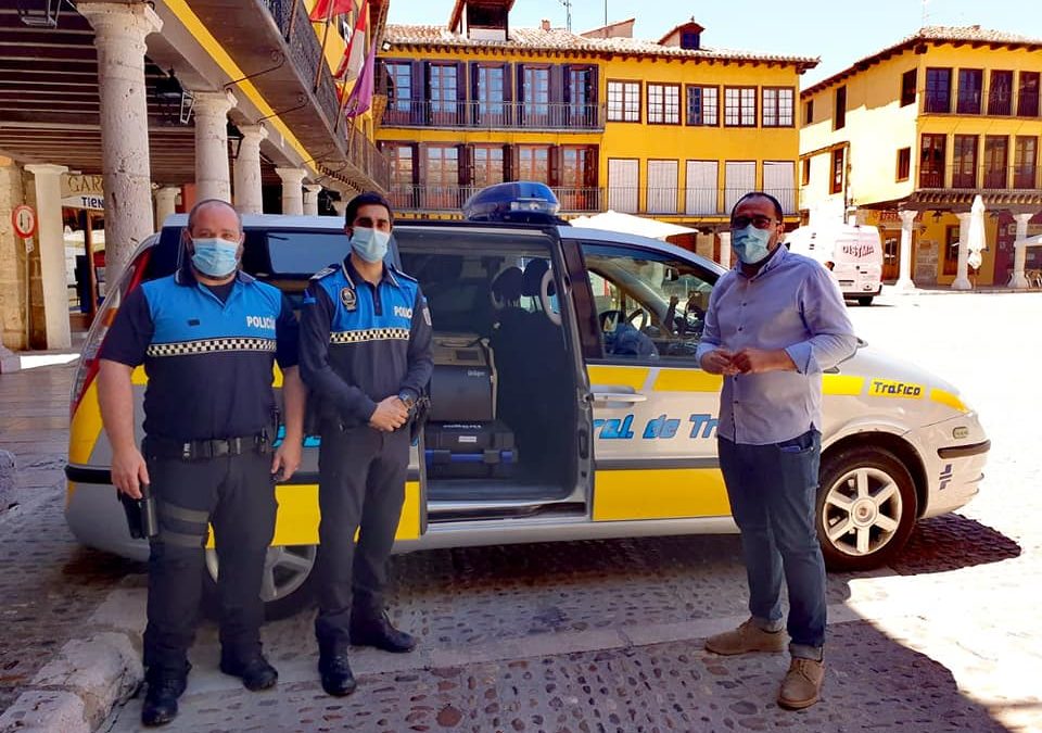 Tordesillas incorpora un coche radar y un alcoholímetro evidencial a su Policía Local