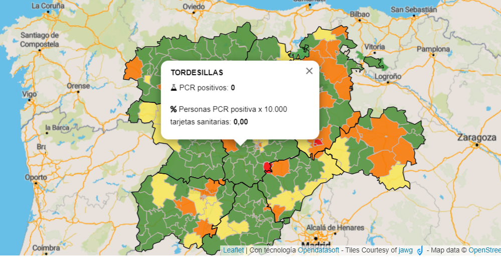 Tordesillas no notifica ningún positivo por coronavirus en los últimos siete días