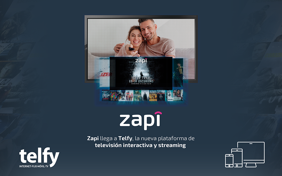 Zapi llega a Telfy, la nueva plataforma de televisión interactiva y streaming
