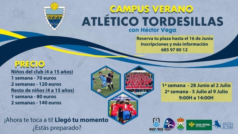 Atlético Tordesillas presenta su Campus de Verano con Héctor Vega