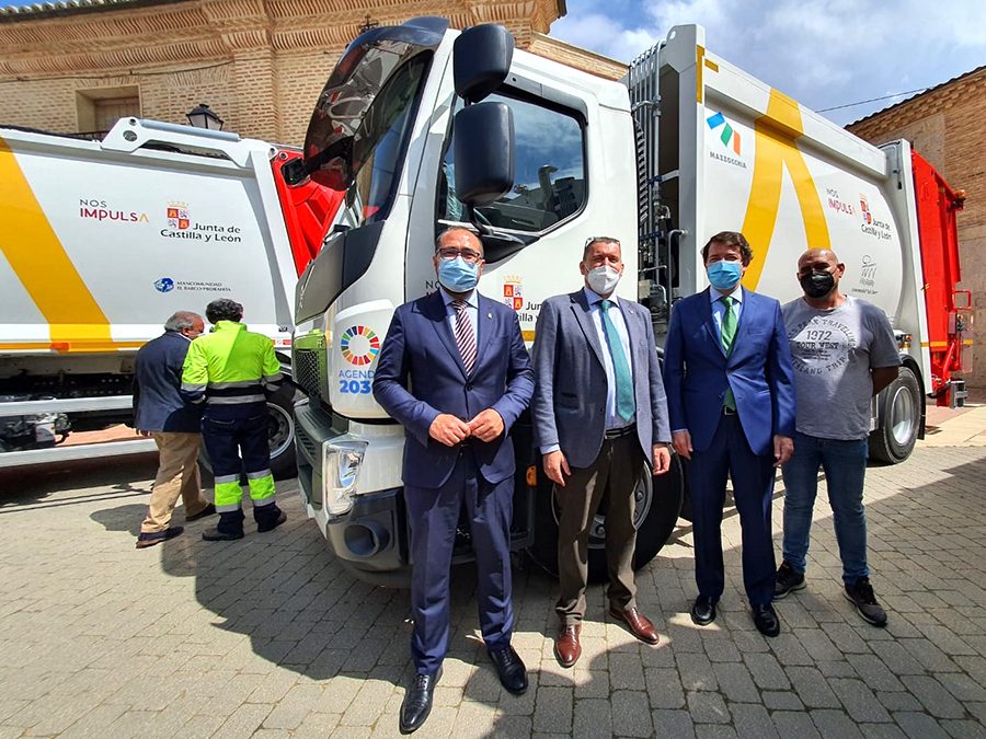 La Mancomunidad Bajo Duero renueva su flota con un nuevo camión de recogida de residuos urbanos