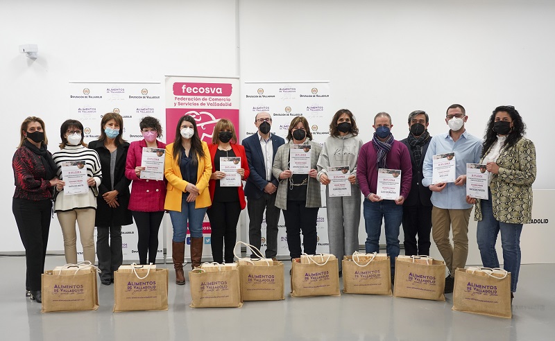 La Diputación de Valladolid y Fecosva entregan los premios del VI Concurso de Escaparates Pueblos de Valladolid