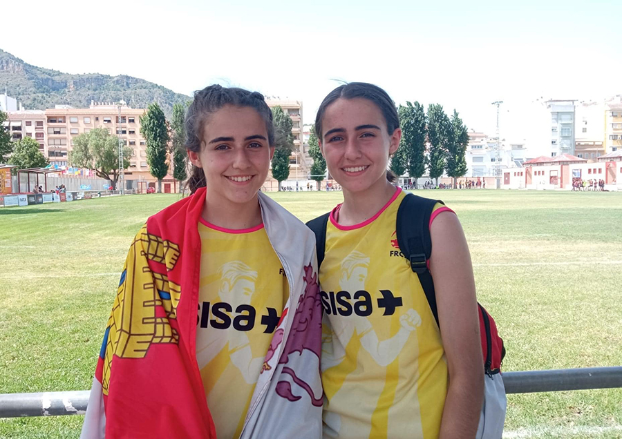Inés y Lucía Sanz Serrano logran el bronce con la selección regional de Rugby
