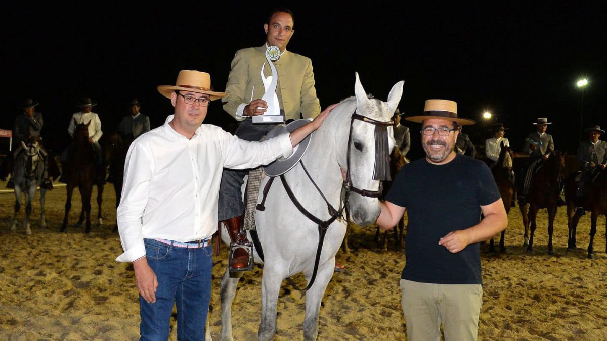 Francisco Perrote, ganador de la II Copa Diputación de Doma Vaquera