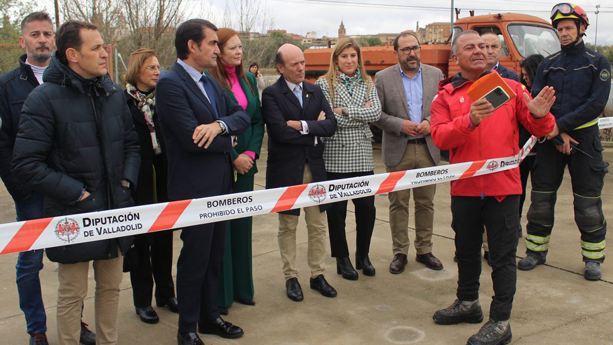 El Parque de Bomberos de Tordesillas acoge un curso para mejorar la coordinación de emergencias en accidentes de tráfico