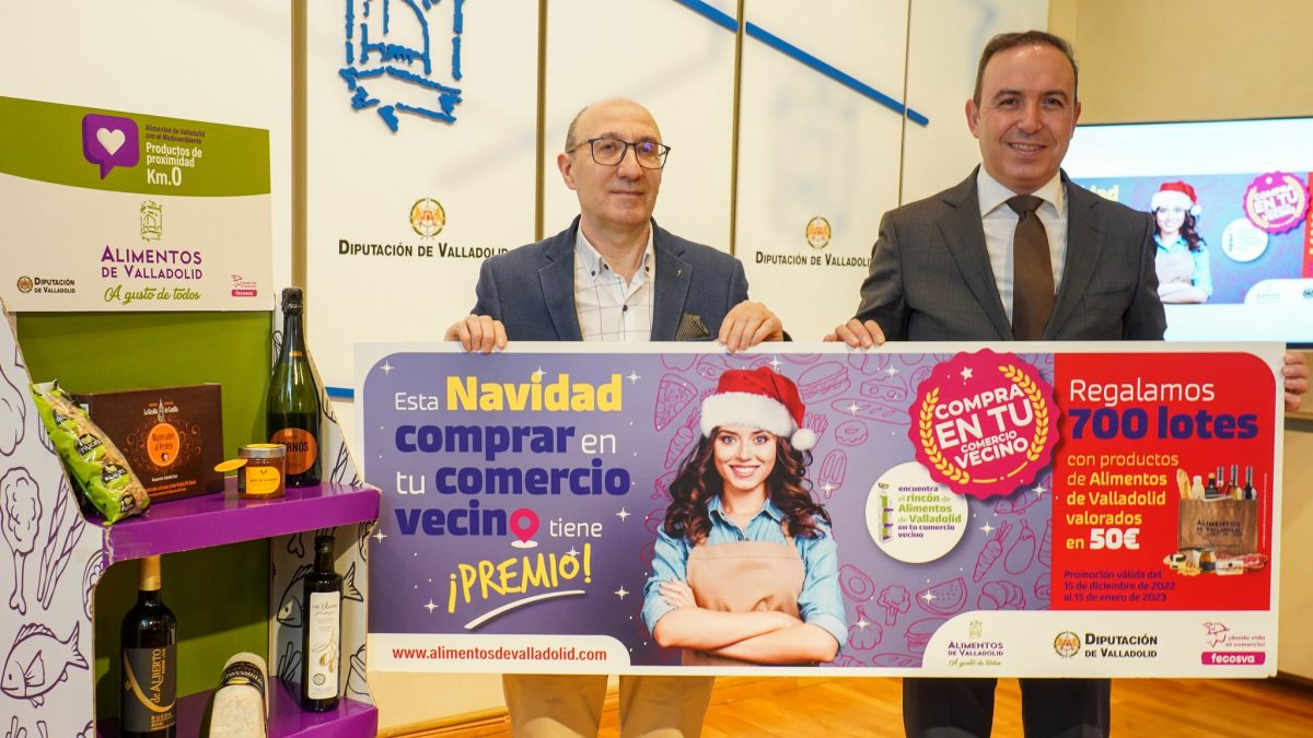 Arranca la campaña navideña de la Diputación y Fecosva para fomentar el consumo local