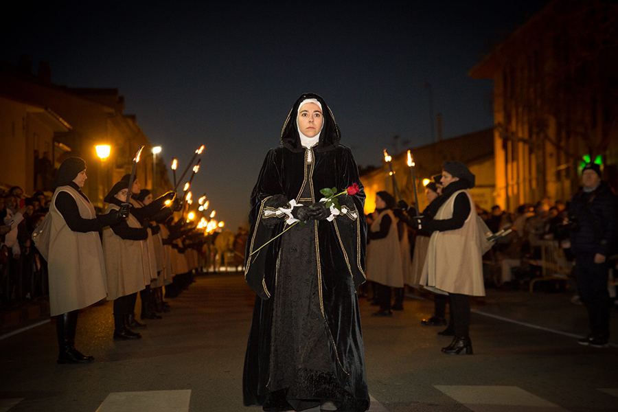 Tordesillas revive la llegada de la Reina Juana en un evento multitudinario