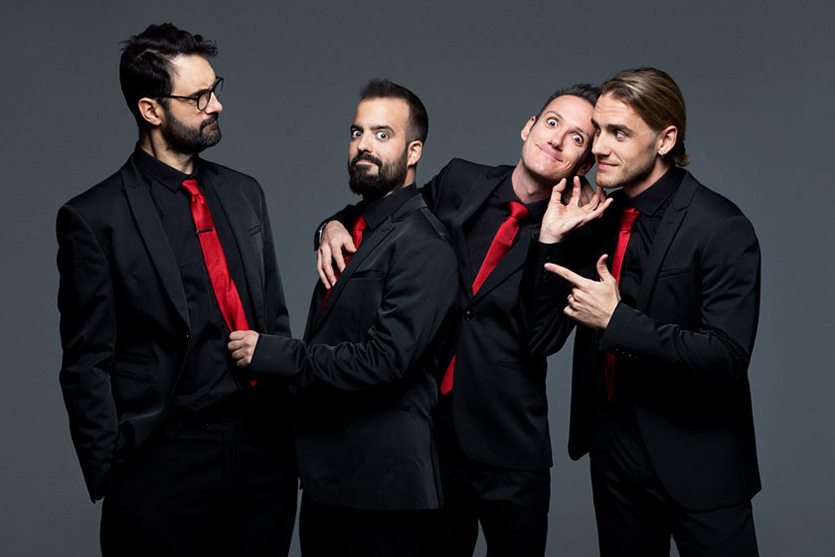 El cuarteto vocal a capela Primital Brothers sorprenderá al público de Tordesillas con su innovador estilo
