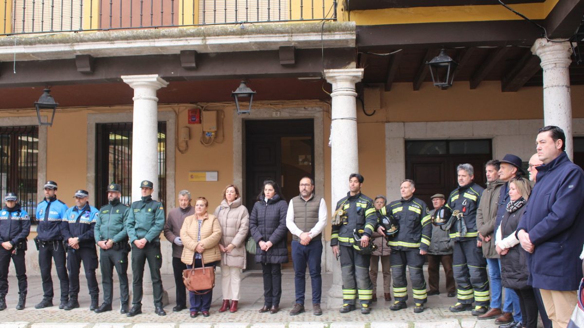Tordesillas se solidariza con Valencia y guarda un minuto de silencio