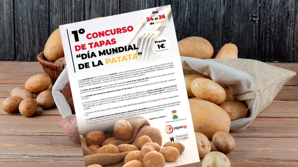 El I Concurso de Tapas del ‘Día Mundial de la Patata’ llegará a Tordesillas del 24 al 26 de mayo