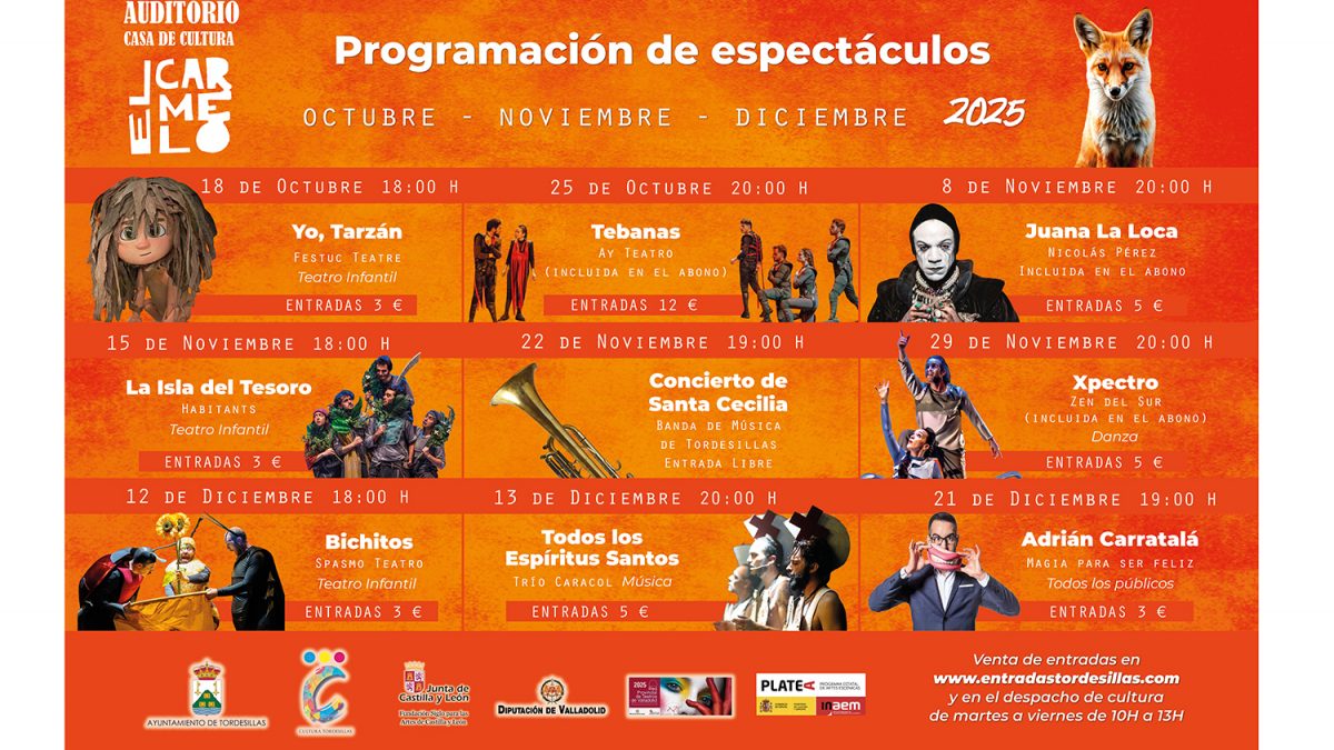 Imaginación, historia y música conviven este otoño en el Auditorio El Carmelo