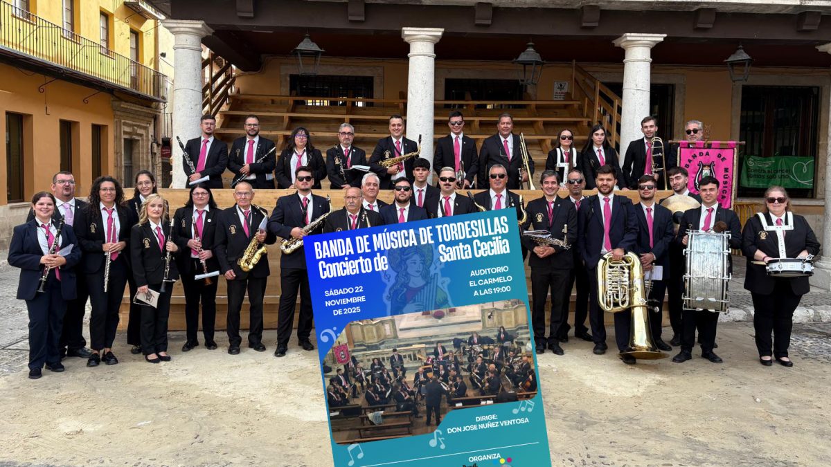 Tordesillas celebra la música y a su patrona con el concierto anual de Santa Cecilia