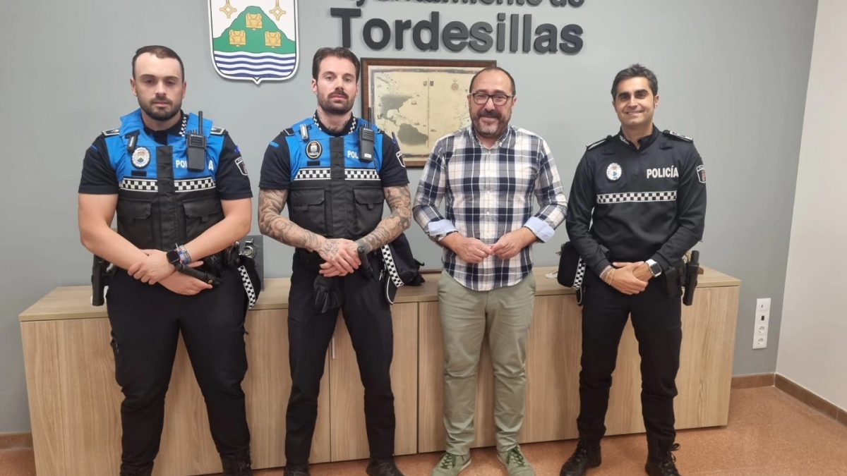 Dos nuevos agentes se incorporan a la Policía Local de Tordesillas