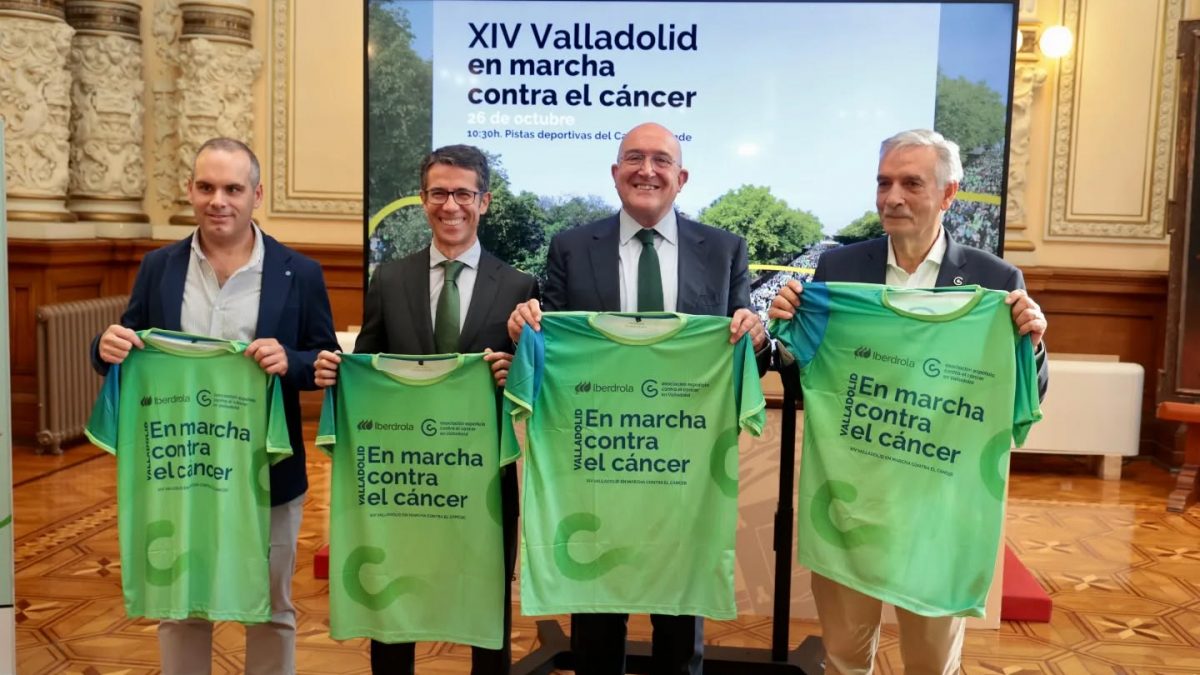 Valladolid se tiñe de verde el próximo 26 de octubre en la XIV Marcha Contra el Cáncer
