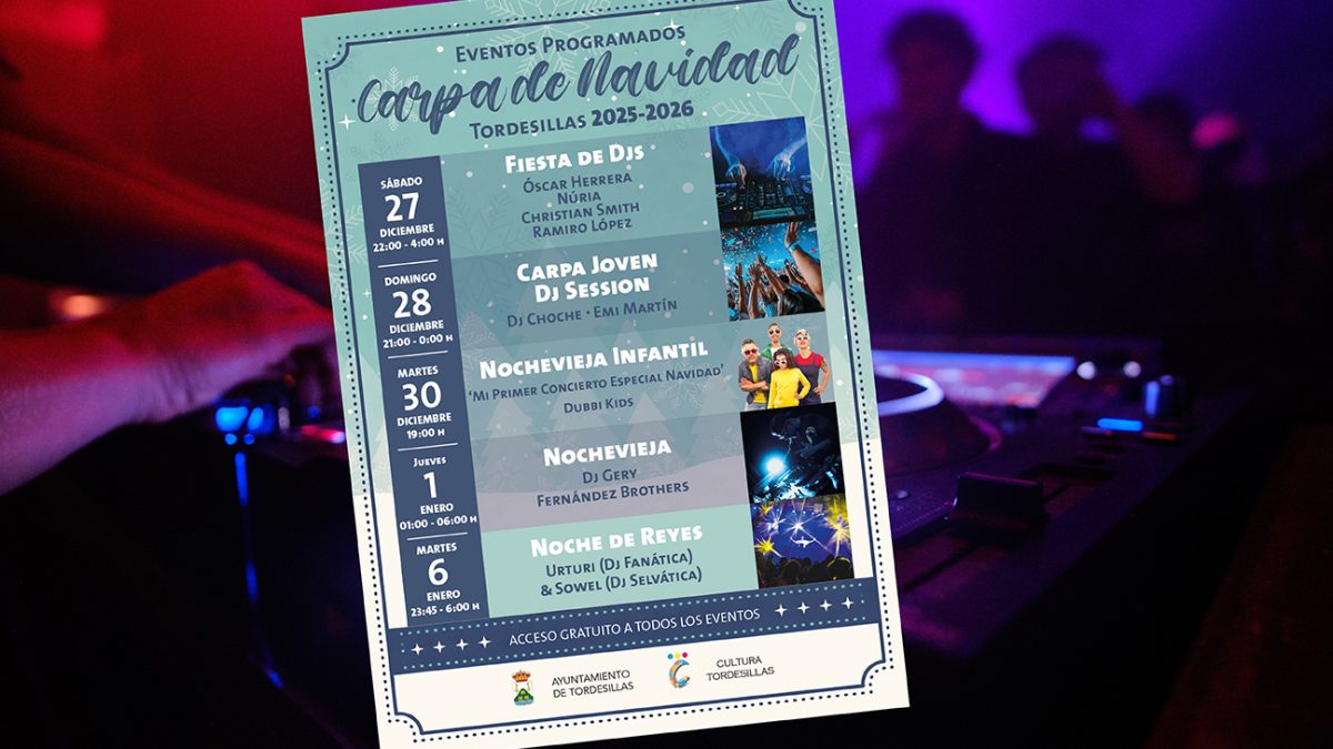 La Carpa municipal propone una Navidad musical para todos los públicos