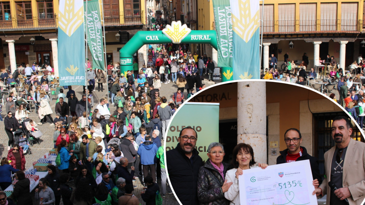 La VII Marcha Solidaria del Divina Providencia recauda más de 5.000 euros para la AECC