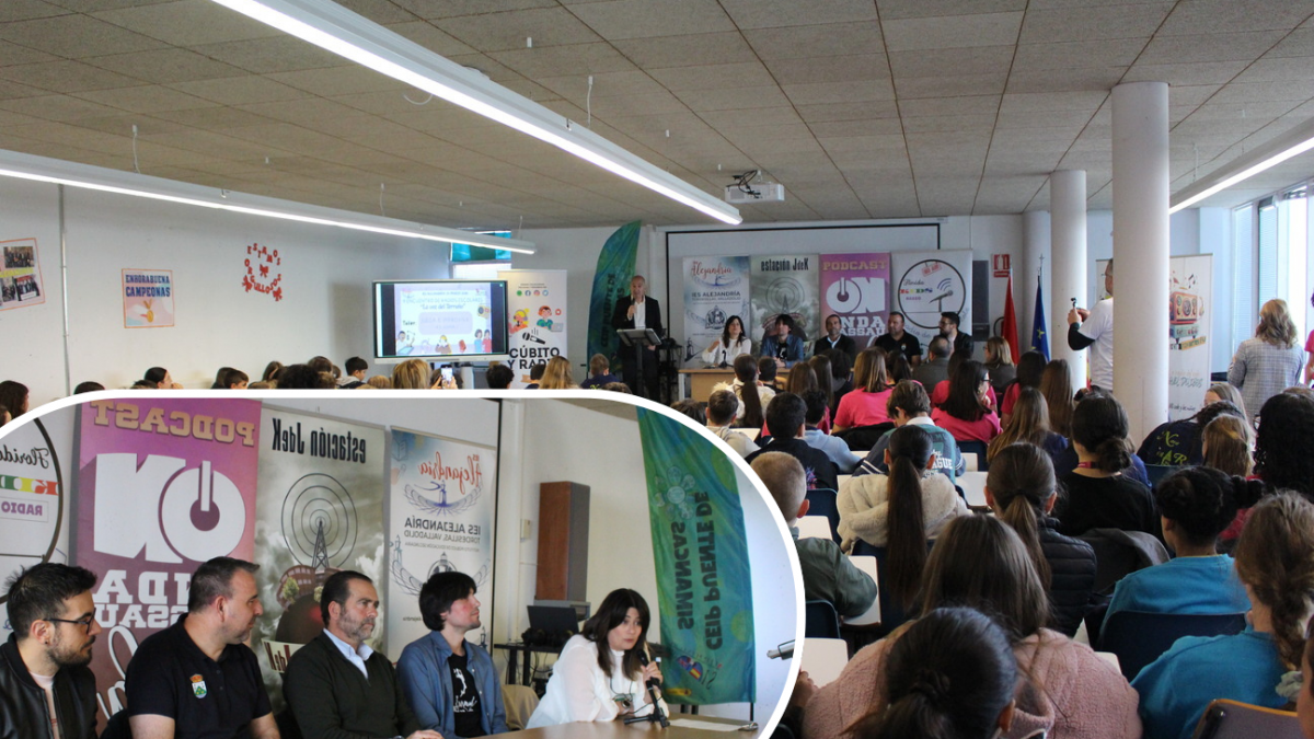 150 alumnos de la comarca celebran el Día Mundial de la Radio en el IES Alejandría