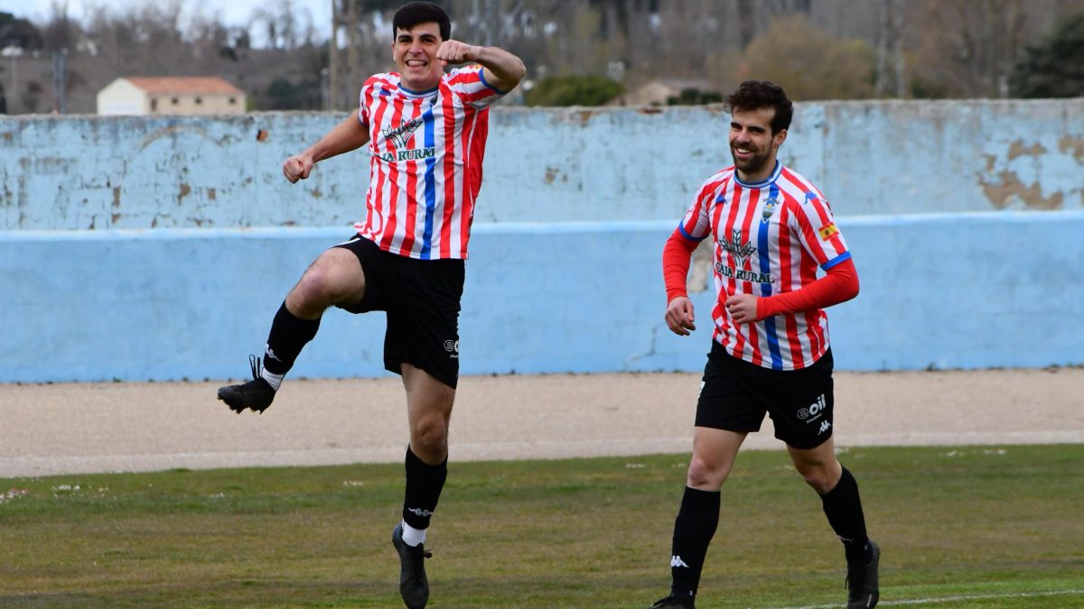 Victoria agónica del Atlético Tordesillas en Aranda con un gol en el descuento