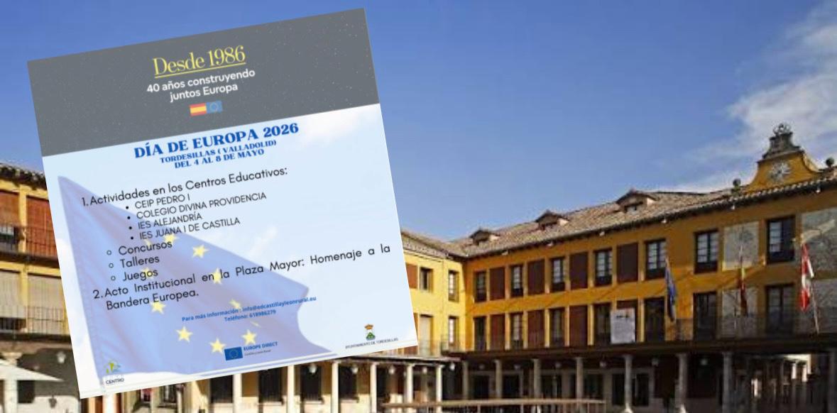 La celebración del Día de Europa llega a Tordesillas con una programación educativa y participativa