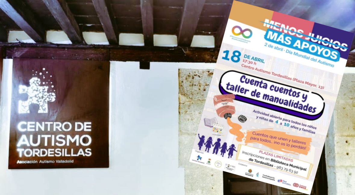 Cuentos que enseñan y talleres que unen en una jornada sobre el autismo en Tordesillas
